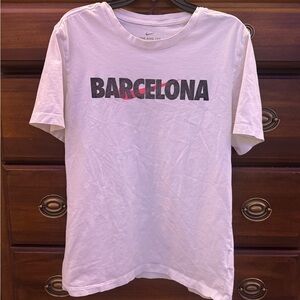 Nike White Barcelona Men's T-Shirt